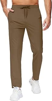 29"/34"/36" Inseam Men's Tall Sweatpants with Zipper Pockets Men Joggers Running Workout Athletic Gym Track Pants