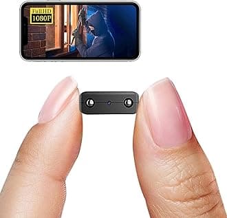 Smallest Spy Camera,Hidden Camera Detector,HD1080P Wireless WiFi Security Camera,Nanny Cam,Baby Monitor with Upgraded Night Vision,Motion Detection,Cloud Storage for Security with iOS Android APP