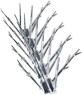 Bird-X Plastic Polycarbonate Bird Spikes, Covers 50 feet