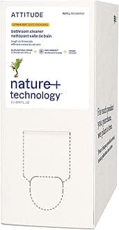 Bathroom Cleaner Spray Refill, EWG Verified, Plant-Based & Vegan, Safe for Bathroom Surfaces, Tiles, Tubs, Shower Walls, and Grout, Citrus Zest Scent, 2 Liters
