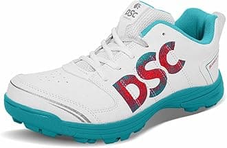 Beamer X Cricket Shoes for Mens (Light Weight | Economical | Durable) Dark Cyan 5 UK