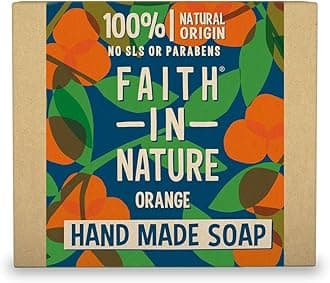 100 g | Orange Handmade Soap | 100% Natural Origin | Detoxifying | No SLS or Parabens | Vegan & Cruelty-Free Skincare