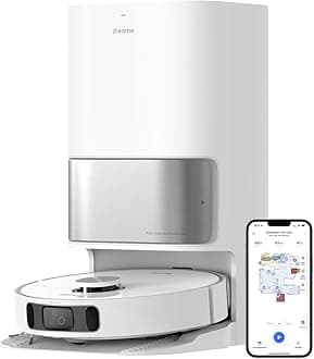 L10s Ultra Robot Vacuum and Mop Combo, Auto Mop Cleaning and Drying, Self-refilling and Self-Emptying Base for 60 Days of Cleaning, 5300Pa Suction and AI Navigation, Compatible with Alexa