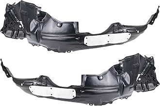 TRQ Inner Fender Liner Set Compatible with 2015-2017 Toyota Prius V TO1248208 TO1249208