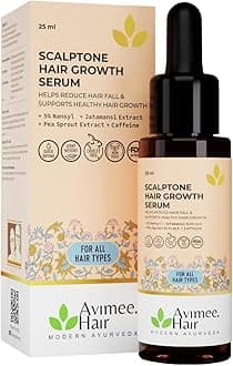 Scalptone Hair Growth Serum | Scientifically Proven Formula | Enriched with Nansyl & Green Tea Extract | For Hair Growth & Hair Fall Reduction | 25 ml