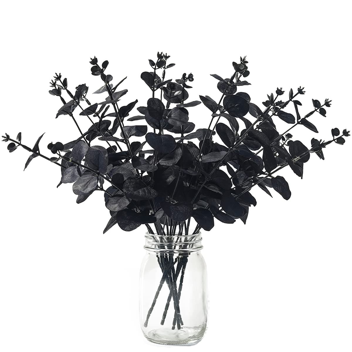 Black Artificial Eucalyptus Stems
