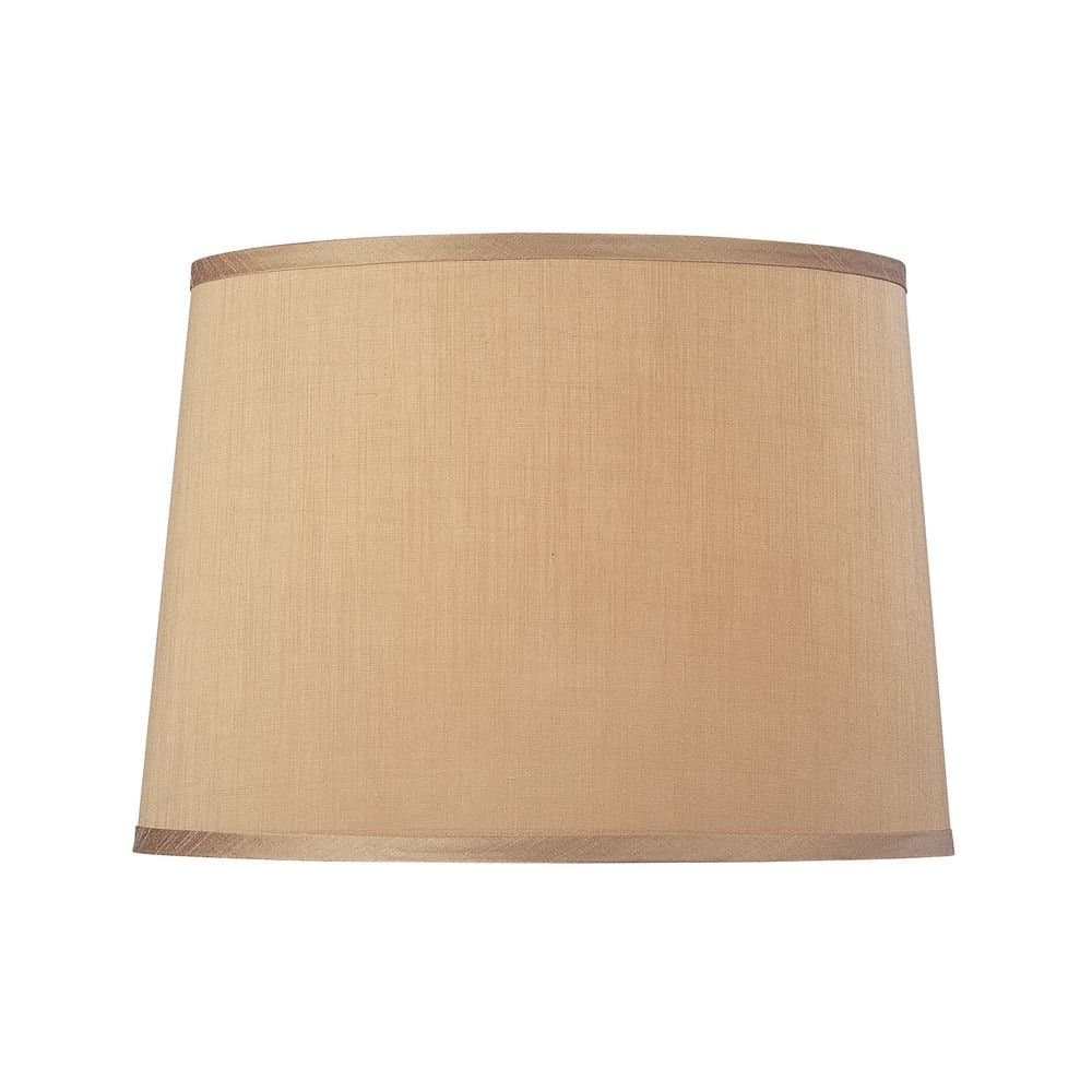 Dolan Designs 140013 Modified Barrel Hard Back Lamp Shade, Bronze/Dark