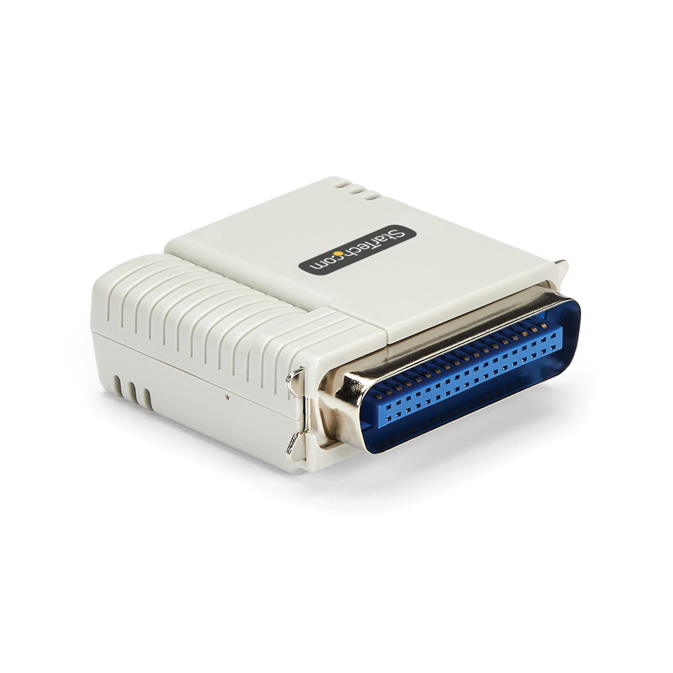 StarTech.com Ethernet to Parallel Network Print Server, 10/100Mbps LAN, WebUI, Centronics Ethernet Printer Server Adapter, TAA