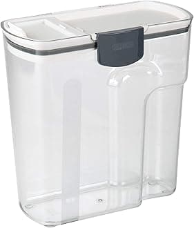 PrepWorks Large Cereal Keeper, 4.5 Quart - Airtight, Space-Saving Storage Container for Cereal, Snacks, and Dry Foods