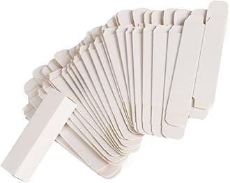 COSIDEA 50 PCS Empty Matte White Lip Gloss Boxes W22 xW22 xH92mm /0.87 * 0.87 * 3.62 inch, Cosmetic Perfume/Mascara Box Packaging for Small Business Wholesale, small Kraft Paper Box
