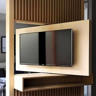 WOXPRO LED TV 360 Degree Rotating Stand | Movable Bracket for Room Partition Mounting | Compatible for 32-75 Inches LED | Modern Rotating Design