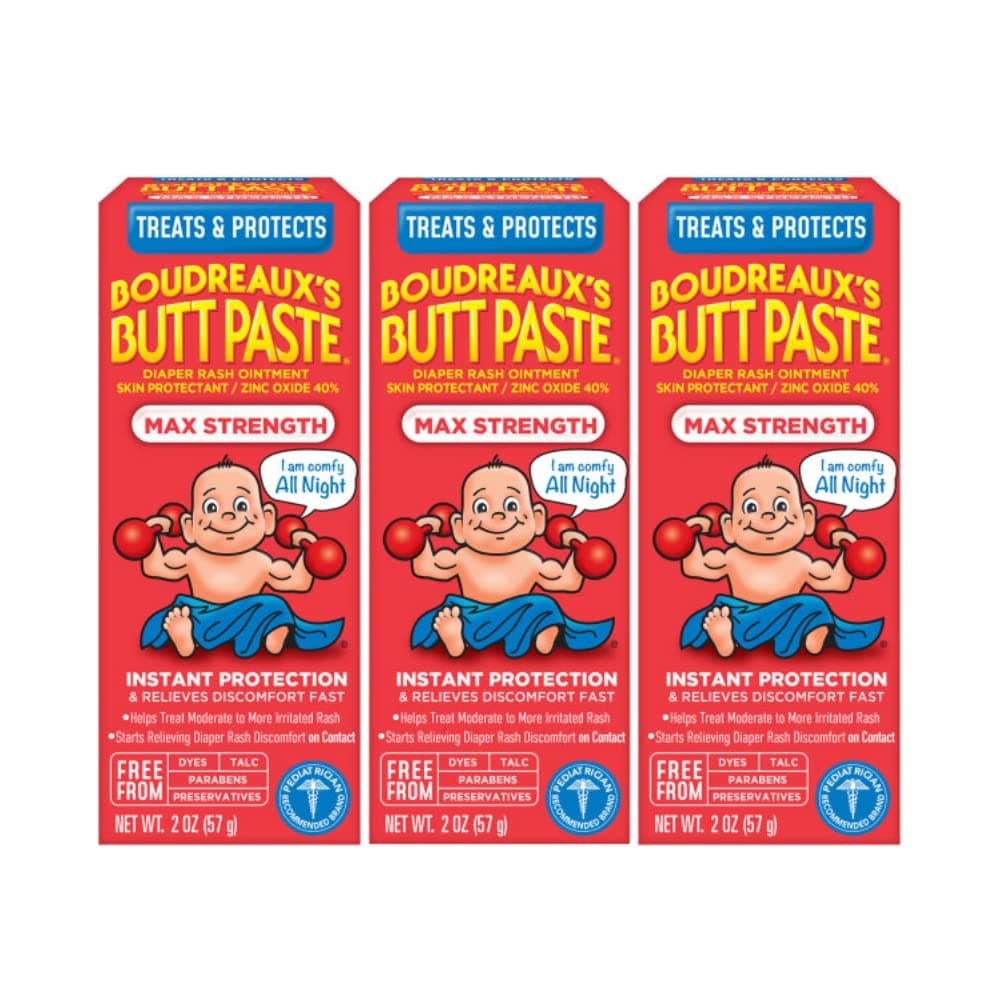 Maximum Strength Diaper Cream, 2 Ounce (3 Pack)