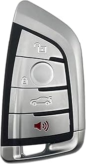 Replacement Key Fob Cover Case fit for BMW X1 X3 X5 X6 X7 1 2 5 7 Series Keyless Entry Remote Control Key Fob Shell