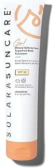 Go! Mineral Defense SPORT Superfruit Body Sunscreen, SPF 50 | EWG Verified, Vegan, Cruelty-Free, Reef-Friendly | Unscented, Sensitive Skin Safe, Water-Resistant (5 fl oz | 147 ml)