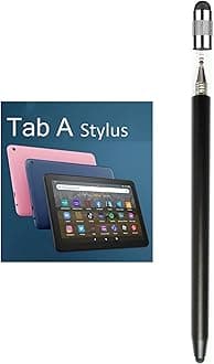 3-in-1 Stylus Pen for Samsung Galaxy Tab A11/A11+/A9+/A9/A8/A8 Plus/A7/A7 Lite, Stylus for iPad Pro/iPhone/Fire/Surface Tables Android,&iOS All Touch Devices (3 in 1 Black)