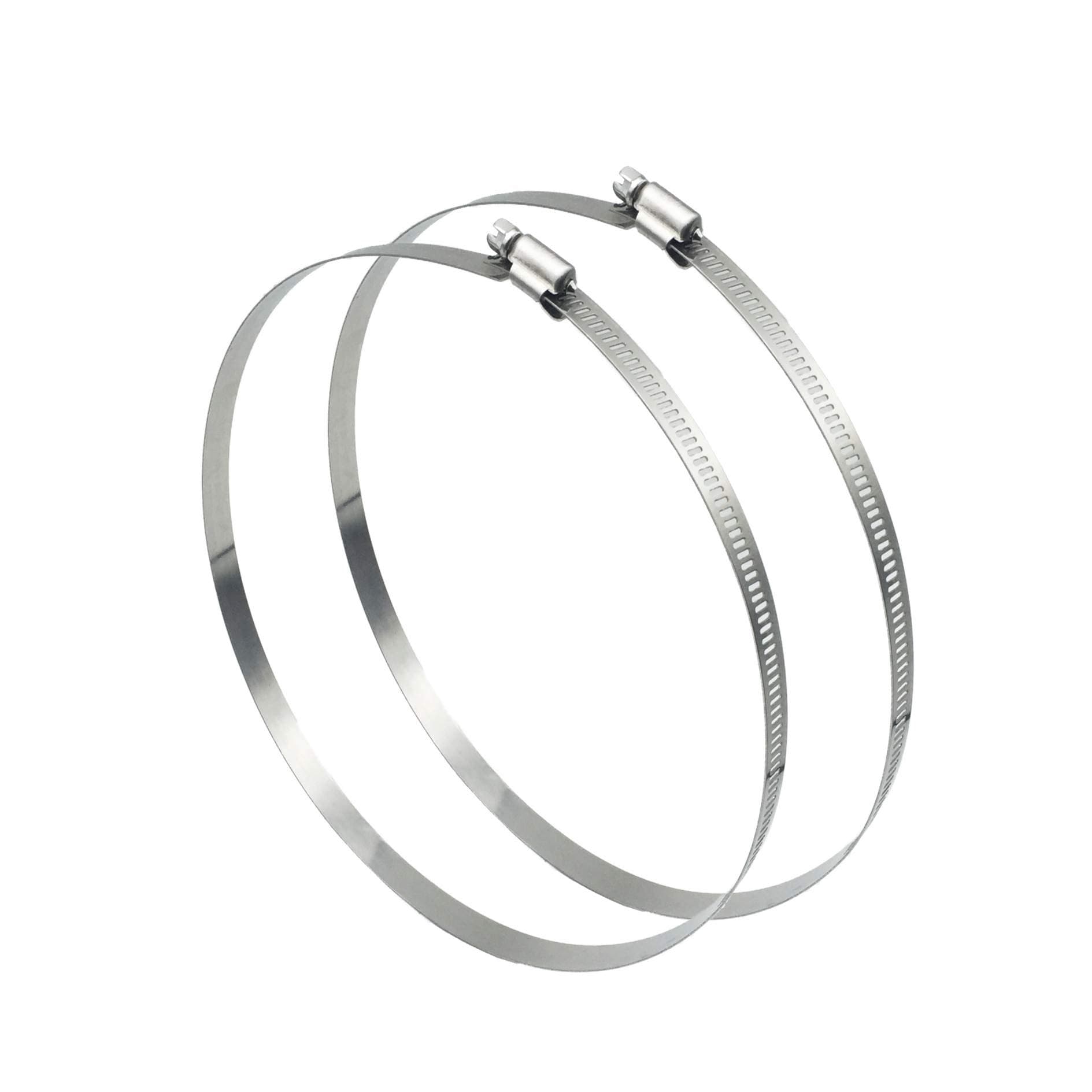 289-311mm Hose Clips Adjustable 304 Stainless Steel Duct Clamps Hose Clamp