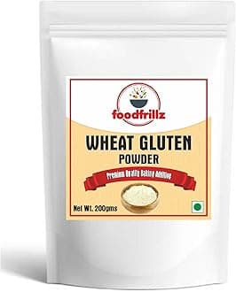 Vital Wheat Gluten Powder, 200 g gluten based baking and cooking additive