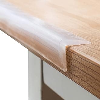 Edge Protector 100% Silicone, Baby Proofing Corners Clear Guards, Pre-Tape Adhesive Soft for Kids Safety, Child Table Cabinets Furniture Bumper (3ft, 0.8x0.8in(Width))