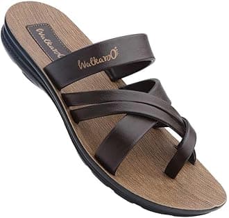 Men's Fashion Sandals with Toe Ring, Cross Straps and Lightweight - W5687