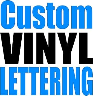 Custom Vinyl Lettering (1.7 inch Tall)