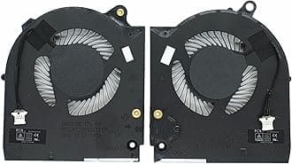 Fleshy Leaf Laptop CPU+GPU Cooling Fan for Dell Alienware M15 R5/R6 Ryzen 5/6 2021 Series, 12V, 4-Pin, 2 Fans