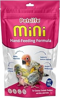 Mini Hand-Feeding Formula 180 grams for Conures, Cockatiel, Budgies and other Mini Birds.