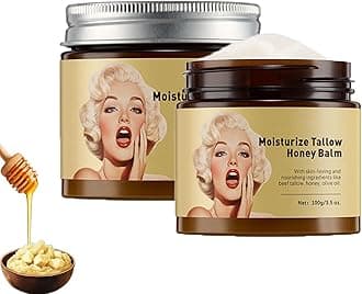 Mirastiq Beef Tallow Face Cream, Organic Beef Tallow for Skin, whipped beef tallow for skin, Tallow Face Moisturizer, Natural Lotion (2PCS, 5 Ounce (Pack of 1))