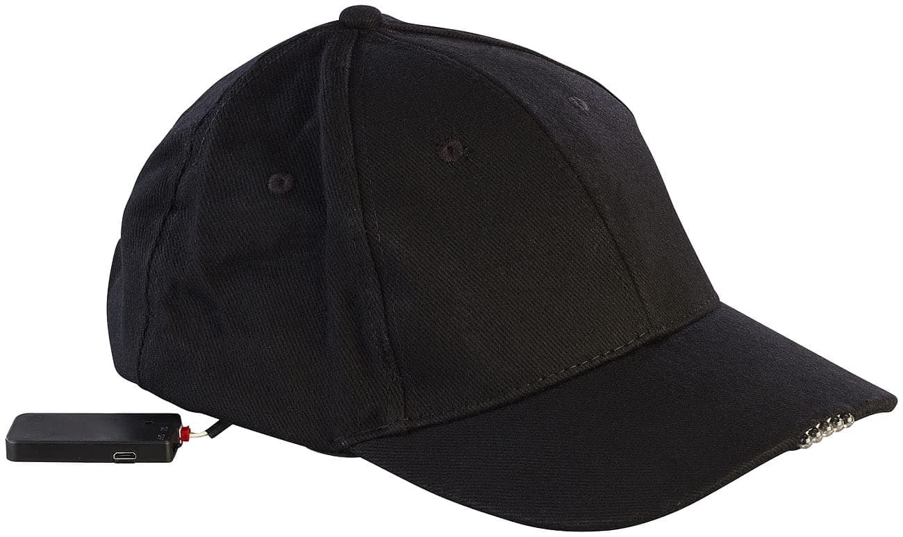infactory LED Caps: LED Baseball Cap with 2 Rechargeable Batteries (LED Baseball Caps)