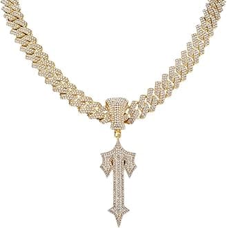 Ice Out Chain for Men Premium Zircon Stones Hypoallergenic Durable Hip-Hop Streetwear Chain Necklace Men