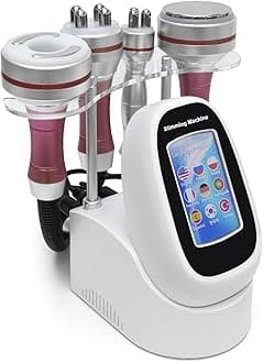 4 in 1 Body Shaper Rf Cavitation Vacuum Multipole Device Beauty Machine Skin Care Tool Salon Spa Equipment Home Use Massager for Arm Waist Belly Skin Lifting ETZX002