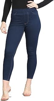 EX Marks and Spencer Womens Denim Jeggings Ladies High Waisted Stretch Leggings EX M&S