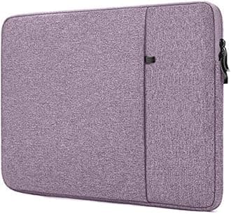 13-Inch Laptop Sleeve Case for 2023 2022 MacBook Air 13.6 inch with Apple M2 Chip & MacBook Pro 13.3 inch with Apple M2 Chip Accessory Traveling Carrying Canvas Bag Cover Simple Case (Purple)