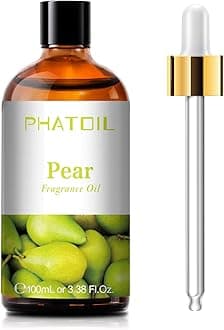 3.38FL.OZ Pear Fragrance Oils for Aromatherapy, Essential Oils for Diffusers for Home, Perfect for Diffuser, Yoga, Skin Care, DIY Candle and Soap Making - 100ml