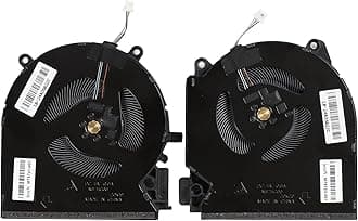 Replacement New Laptop CPU + GPU Cooling Fan for HP Victus RTX3050 16-D 16-E TPN-Q263 TPN-Q264 16-D0111TX 16-e0011ns Series DC5V 0.6A 60W 10mm tick Fan