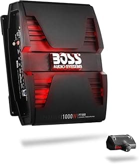 BOSS Audio PT1000 Phantom 1000W 2 Channel Class A/B Amplifier