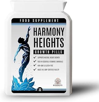 Harmony Heights Growth Pills - Gain Height Enhancing Pill 30