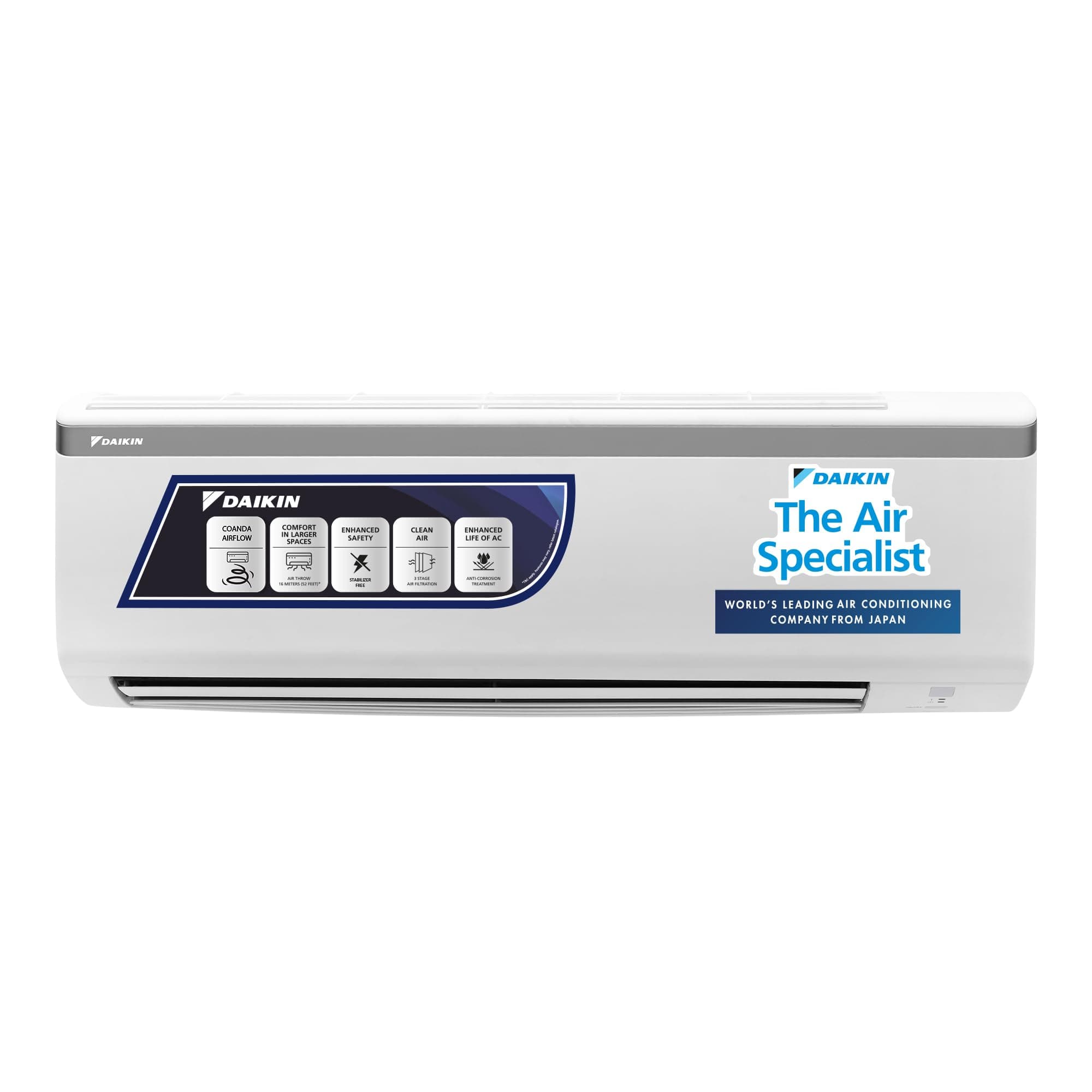 0.8 Ton 3 Star, Fixed Speed Split AC (Copper, PM 2.5 Filter, 2022 Model, FTL28U, White)