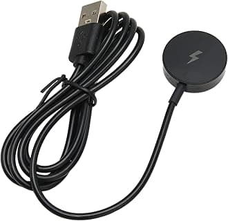 Magnetic Fast Charging Watch Charger for Fossil Gen 1 2 3,Portable USB Smartwatch Charging Cable Dock Charger Stand Replacement (Black)