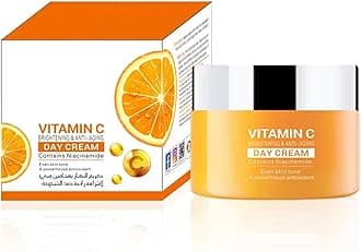 Vitamin C Face Cream Set, Brightening & Anti Aging Facial Moisturizer for Face & Neck, Hydrating & Brightening Vitamin C Cream for Dark Spots Skin (Day Cream)
