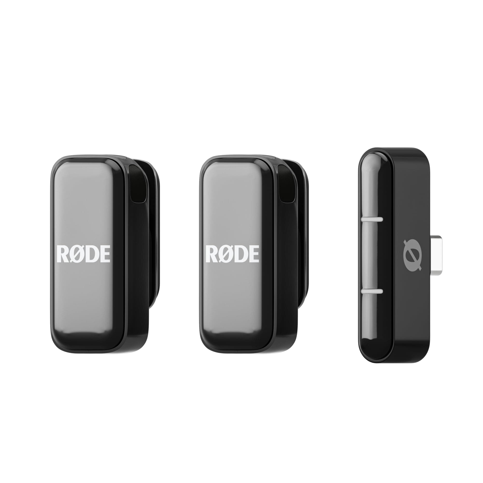 – RØDE Wireless Micro - Compact Wireless Microphone, Two Mics with Charge Case for Smartphone Content Creation - USB-C, Black
