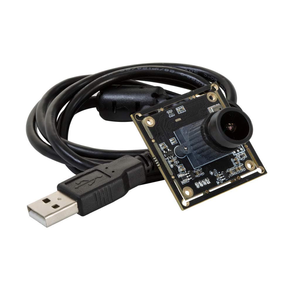 Arducam 1080P Low Light WDR USB Camera Module for Computer, 2MP 1/2.8” CMOS IMX291 100 Degree Wide Angle Mini UVC Webcam Board with Microphone, 3.3ft/1m Cable for Windows Linux Mac OS