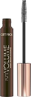 Pure Volume Magic Brown Mascara | Natural, Buildable, Long Lasting Volume | With Castor Oil | Vegan & Cruelty Free | Without Parabens & Microplastic Particles,