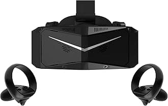 Pimax Crystal Light VR Headset Partial Payment Version-with Controllers, 8K QLED with Local-Dimming, Lightweight & Comfortable Compatible with Flight Simulators, iRacing & PC Gaming