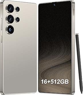 I25 Ultra Unlocked Smartphone,16+512GB Unlocked Phone,Snapdragon 8 Gen3, 6.9" HD+ Display,Built in Pen,7000mAh Dual Speakers 5G/Face ID/Fingerprint Lock/Dual SIM/GPS (Titanium Gray)