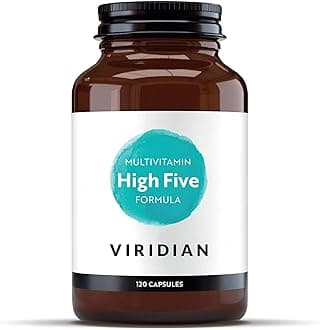 High Five Multivitamin Formula - 120 Veg Caps | Support Energy & Vitality with 23 Essential Nutrients & Including Vitamin B5 | Formulated by Nutritionists | No Artificial Additives | Vegan