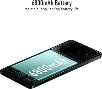 Pova6 pro Unlocked Android Phone Smartphone 10-core 8GB+256GB Cell Phone 48MP+108MP Camera Pixels 6800mAh Battery for Extended Standby 6.82-inch HD Screen Mobile Phone 5G Dual SIM Card (black)