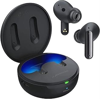 LG TONE Free True Wireless Bluetooth FP9 - Active Noise Cancelling Earbuds with UVnano Charging Case, Black