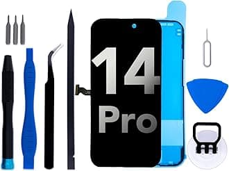 for iPhone 14 Pro Screen Replacement kit 6.1" LCD Display Touch Digitizer Assembly with Frame Adhesive and Repair Tools Compatible with A2650/A2889/A2890/A2891/A2892