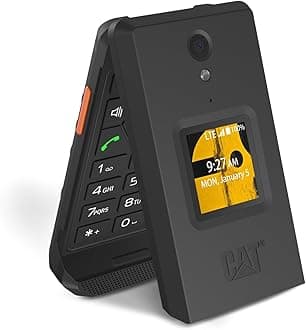 S22 Smart Flip Phone (16GB) 2.8" Touchscreen Rugged Cell Phone Android 11, IP68 Water Resistant, 4G LTE GSM Single Nano Slot, Compatible with T-Mobile, AT&T (Black)