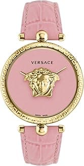 Versace Palazzo Empire Strap Watch, Gold-VECO02522, OS, Versace | Palazzo Empire